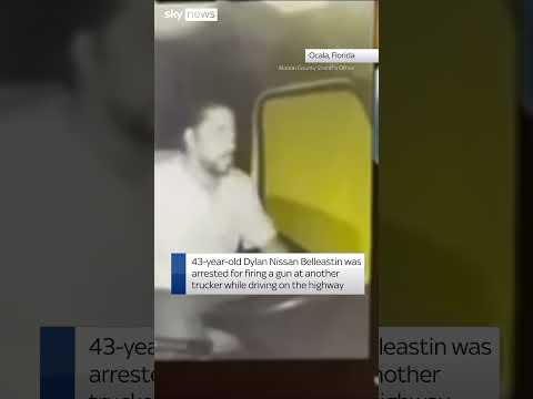 Dashcam footage of ‘road rage’ shooting