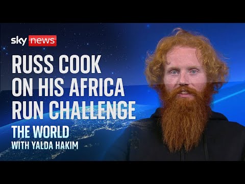 ‘Hardest Geezer’ Russ Cook talks about his amazing run through Africa