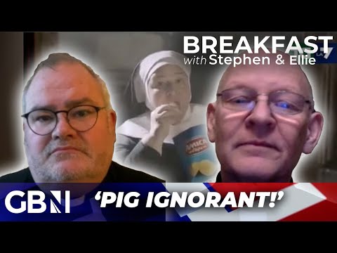‘Pig ignorant!’ – Catholics OUTRAGED at TV ad showing nuns eating crisps at their communion