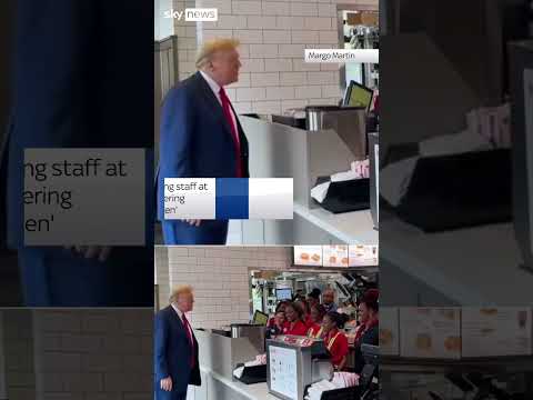 Donald Trump orders ’30 milkshakes and some chicken’ at Chick-fil-A in Atlanta