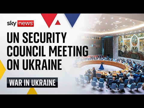 Watch live | UN Security Council | Maintenance of peace and security of Ukraine