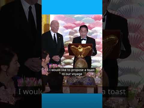 Prime Minister Kishida qouted Star Trek in toast to Japan-US relation | DW News