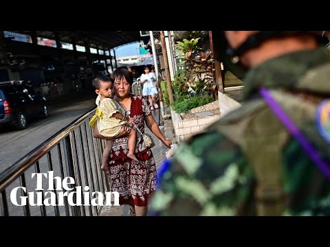 People flee to Thailand amid intense fighting in Myanmar