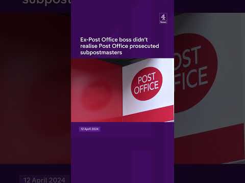 Ex-Post Office boss didn’t realise Post Office prosecuted subpostmasters