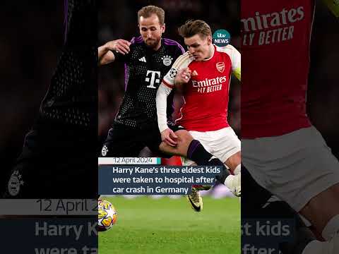 Harry Kane’s three eldest kids were taken to hospital after car crash in Germany