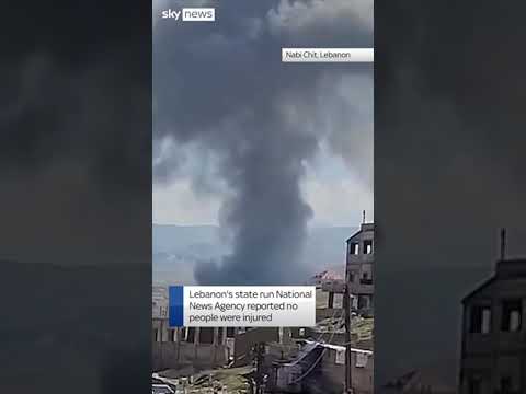 IDF strikes Hezbollah sites in Lebanon
