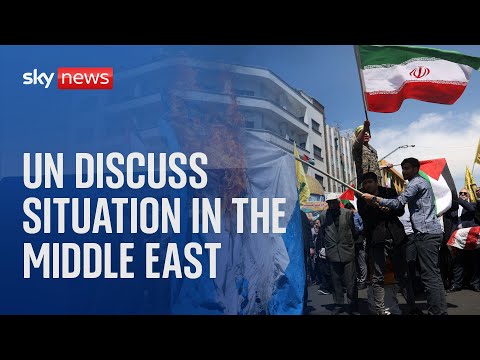 UN Security Council discuss the situation in the Middle East