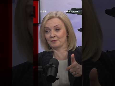 Liz Truss says the “world was safer” when Donald Trump was the president of the US. #Shorts #BBCNews