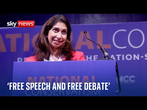 Braverman: ‘Its a real shame the thought police shut down conference’