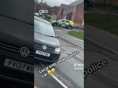 Police car stolen by a ‘child’ after officer left vehicle to chase suspect on foot #gbnews