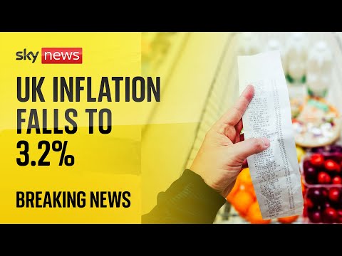 BREAKING: Inflation falls to lowest level in three years
