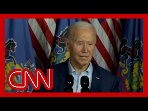 Biden’s dig at Trump Media stock plummet draws laughs from crowd