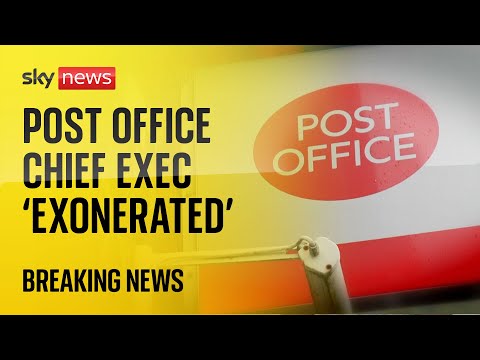 Post Office boss Nick Read ‘exonerated’ after investigation into bullying allegations