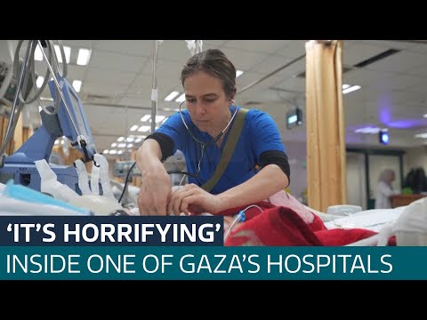 Doctor recounts harrowing shifts working at one of Gaza’s last standing hospitals | ITV News