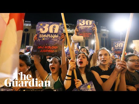 Thousands protest against ‘foreign agents’ bill in Georgia
