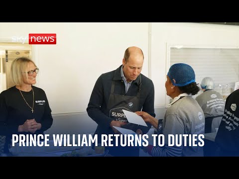 Prince William’s first public duties since Kate’s cancer revelation