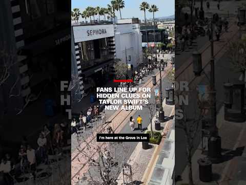 Fans line up for hidden clues on Taylor Swift’s new album