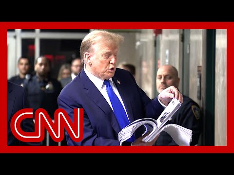 Trump speaks after jury is seated in hush money case. CNN fact checks