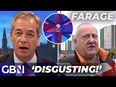 ‘DISGUSTING!’ – British public gives Farage its verdict on new Team GB flag
