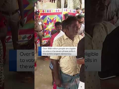 Nearly 1bn people start voting in India