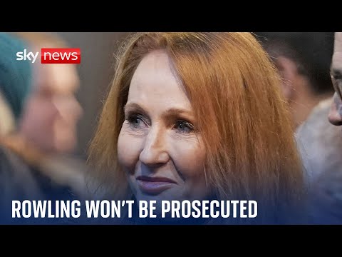 Scotland: JK Rowling won’t be prosecuted over social media post