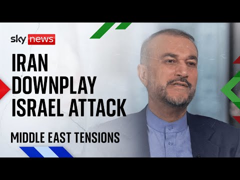 Iran’s Foreign Minister downplays Israeli attack