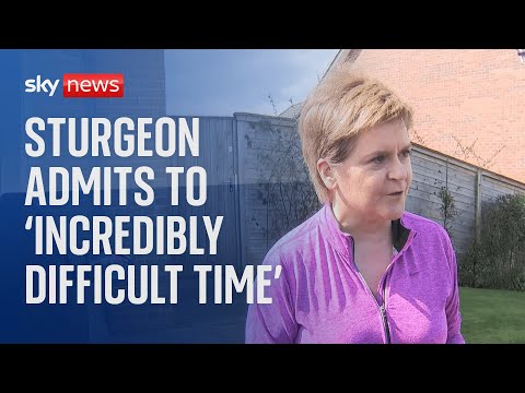 Nicola Sturgeon reacts to husband’s embezzlement charge