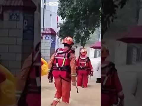 Heavy rainfall floods parts of China