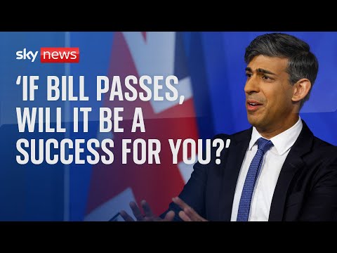 Rwanda bill: ‘Success is when the boats have been stopped,’ PM tells Sky News