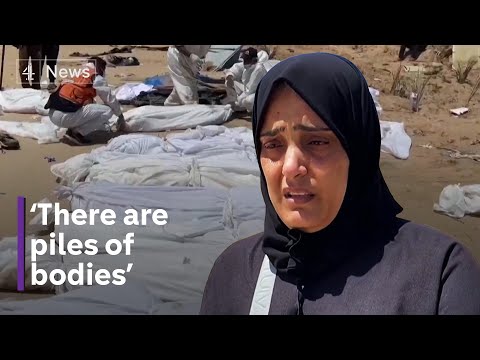 Israel-Hamas war: Hundreds of bodies found in mass graves in Khan Younis
