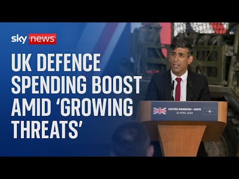 PM warns of ‘growing threats’ as he announces defence spending increase