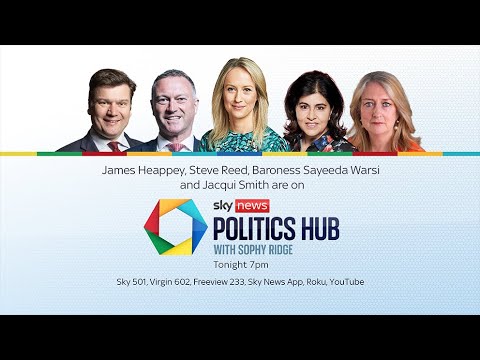 Watch Politics Hub with Sophy Ridge live: Rishi Sunak warns Europe at ‘turning point’