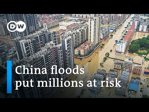Massive floods force mass evacuations in China’s Guangdong province | DW News