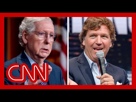 Watch: Mitch McConnell blasts Tucker Carlson over Ukraine bill