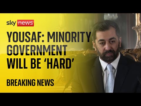Yousaf admits minority government will be ‘hard’ & ‘tough’ as he scraps relationship with Greens