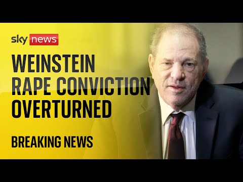 Harvey Weinstein’s 2020 rape conviction overturned by New York appeals court