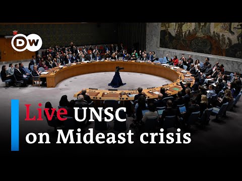 Live: UN Security Council debates the situation in the Middle East | DW News