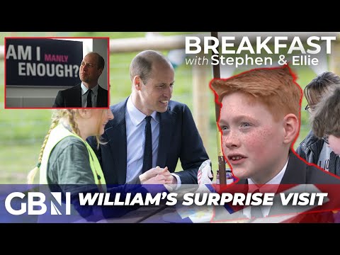 Prince William’s extraordinary surprise visit for 12-year-old with mental health mission