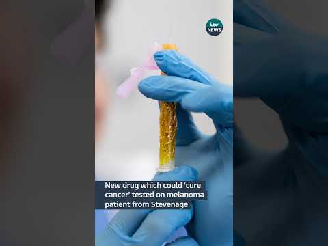 New drug which could ‘cure cancer’ tested on melanoma patient from Stevenage #itvnews