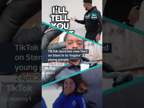 TikTok launches new feed dedicated to Stem in bid to ‘inspire’ young people #itvnews #tiktok #stem