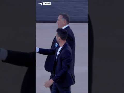 Olympic torch handed to France