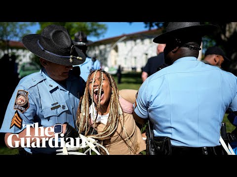 Emory University: teargas and rubber bullets reportedly used in protest crackdown