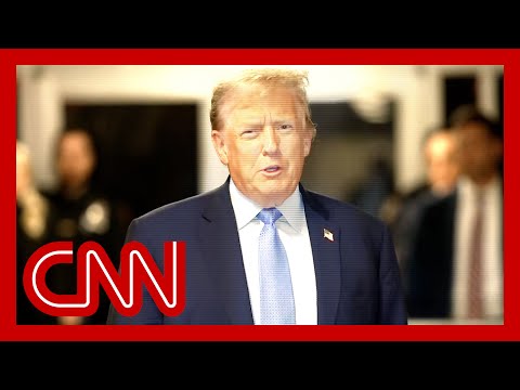 Trump speaks to reporters after first full week of hush money trial wraps