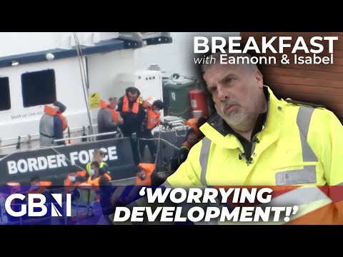 ‘WORRYING!’ – Migrants using children as HUMAN SHIELDS to stop police getting to them
