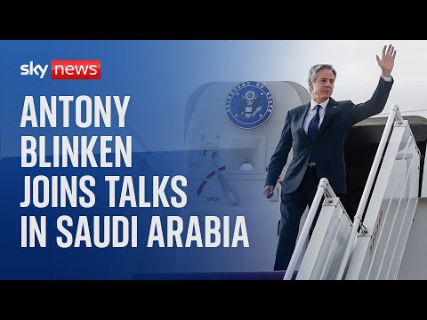US Secretary of State speaks at the World Economic Forum in Saudi Arabia