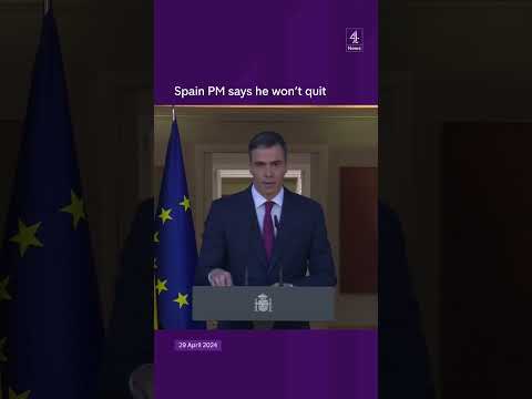 Spain PM says he won’t quit