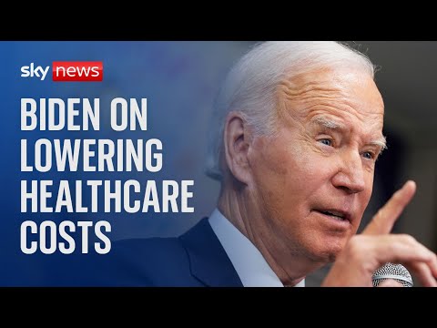 President Joe Biden delivers speech on US healthcare costs