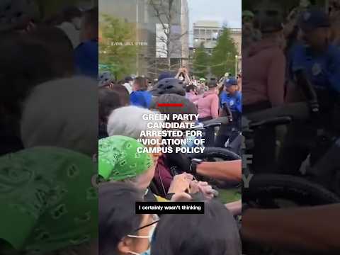 Green party candidate arrested for “violation” of campus policy