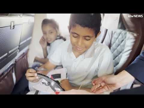 He lost his whole family, then he lost his legs: One child’s experience of war in Gaza | ITV News