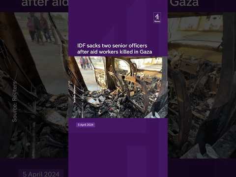 IDF sacks two senior officers after aid workers killed in Gaza